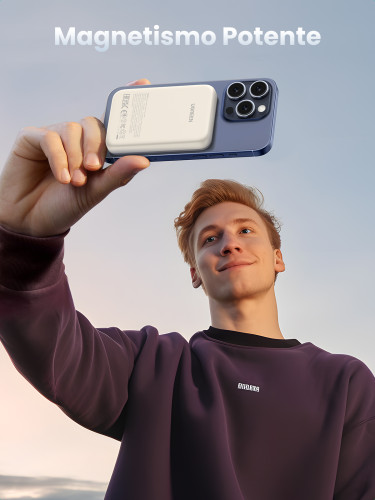 Ugreen 25208 batería externa 10000 mAh Cargador inalámbrico Beige - Imagen 18