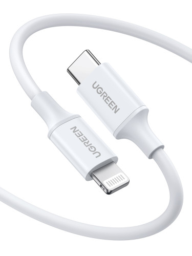 Ugreen 10493 cable de conector Lightning 1 m Blanco - Imagen 3
