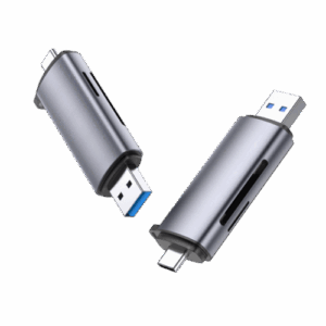 Ugreen 50706 lector de tarjeta USB/Micro-USB Plata
