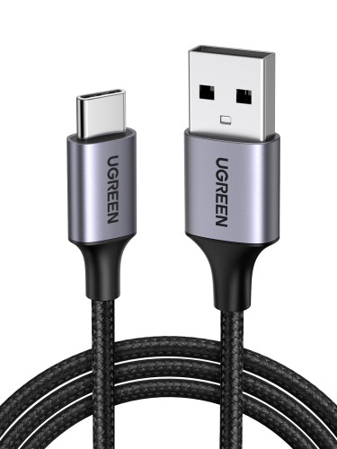 Ugreen 60126 cable USB 1 m USB C USB A Negro, Gris - Imagen 3