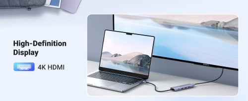 Ugreen 20956A hub de interfaz USB Tipo C 5000 Mbit/s Plata - Imagen 9