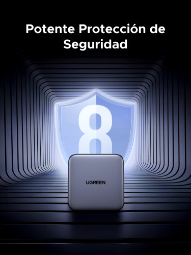Ugreen Nexode Universal Negro, Gris Corriente alterna Carga rápida Interior - Imagen 12