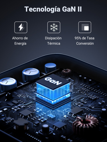 Ugreen Nexode Universal Gris Corriente alterna Carga rápida Interior - Imagen 6