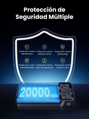 Ugreen 25188 batería externa 20000 mAh Gris - Imagen 11