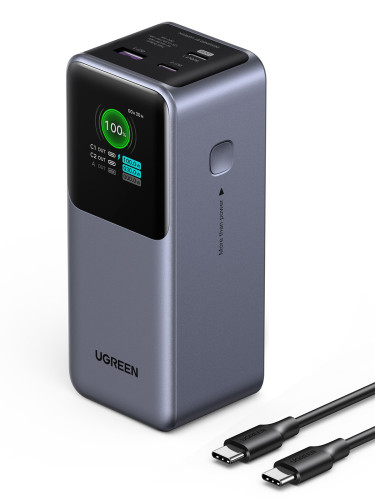 Ugreen 20000mAh 130W Fast Charging Powerbank Litio Gris