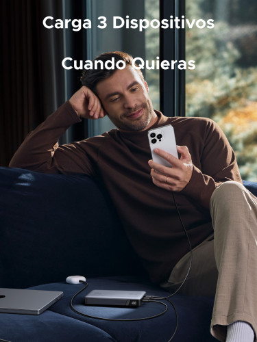 Ugreen 90597A batería externa 25000 mAh Gris - Imagen 6