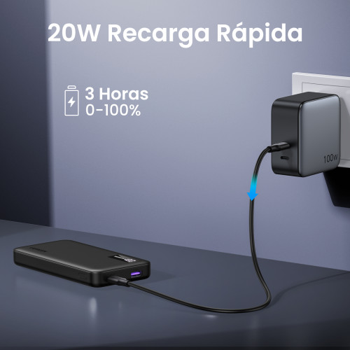 Ugreen 25742 batería externa Ión de litio 10000 mAh Negro - Imagen 17