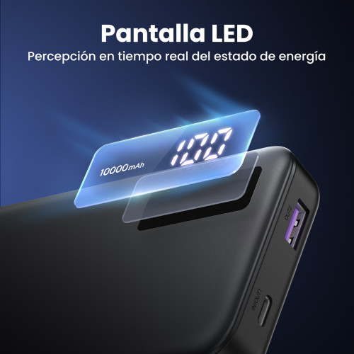 Ugreen 25742 batería externa Ión de litio 10000 mAh Negro - Imagen 18