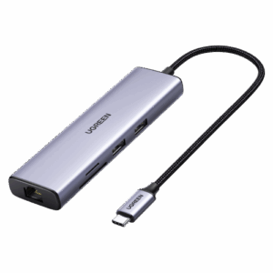 Ugreen 60515 base para portátil y replicador de puertos Alámbrico USB 3.2 Gen 1 (3.1 Gen 1) Type-C Gris
