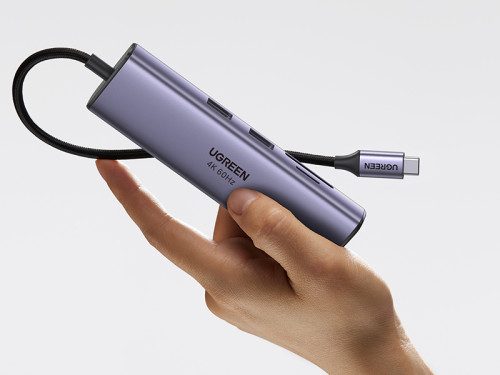 Ugreen 60515 base para portátil y replicador de puertos Alámbrico USB 3.2 Gen 1 (3.1 Gen 1) Type-C Gris - Imagen 10