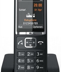 Gigaset COMFORT 550 Teléfono DECT Identificador de llamadas Negro