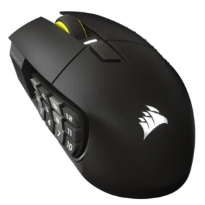 Corsair Scimitar Elite Wireless SE ratón Juego mano derecha RF Wireless + Bluetooth Óptico 33000 DPI