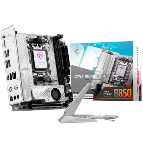 MSI B850I EDGE TI WIFI AMD B850 Zócalo AM5 mini ITX - Imagen 2