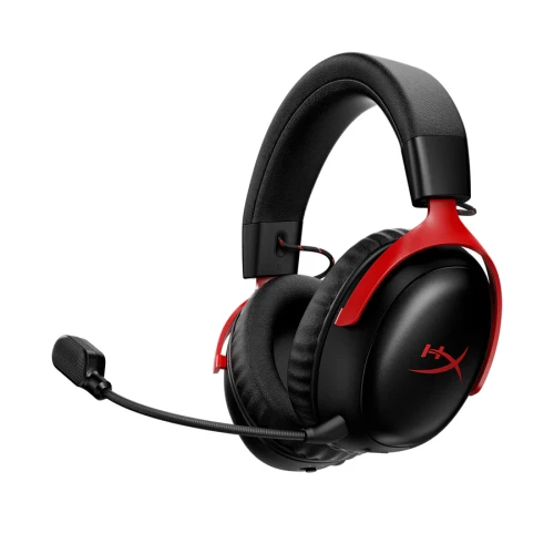 HyperX Auriculares inalámbricos Cloud III S: auriculares gaming (color negro-rojo) - Imagen 2