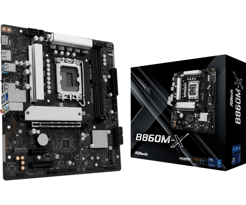 Asrock B860M-X Intel B860 LGA 1851 (Socket V1) micro ATX