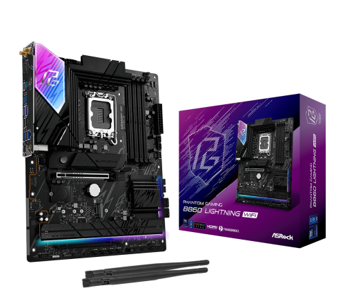 Asrock B860 Lightning WiFi Intel B860 LGA 1851 (Socket V1) ATX
