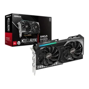 VGA ASROCK RX9060XT CL 8GO,AMD,RX9060XT,8GB,GDDR6,128BIT,2HDMI+2DP (2 VENTILADORES)