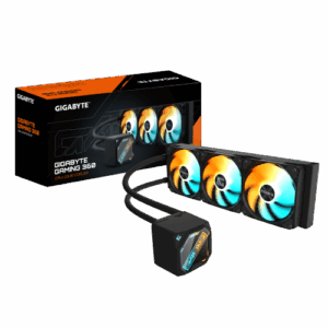 GIGABYTE GAMING 360 Refrigeración Líquida para CPU - 3x120 mm Ventiladores ARGB, Mecanismo de enclavamiento deslizante, DAISY-CHAIN, Compatible con Intel LGA 1851 y AMD AM5