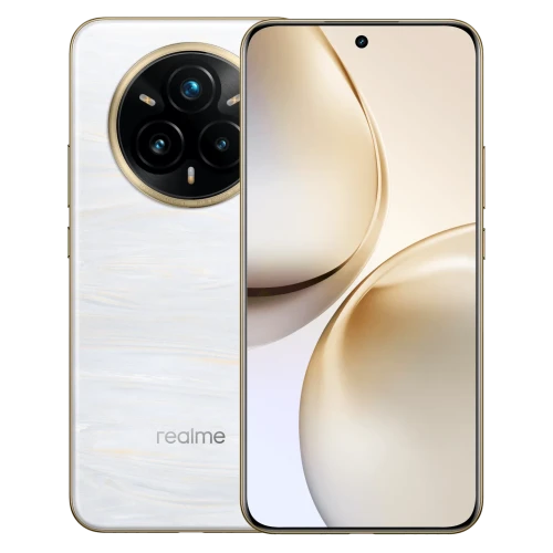 realme 14 Pro+ 5G 17,4 cm (6.83") SIM doble Android 15 USB Tipo C 8 GB 256 GB 6000 mAh Blanco