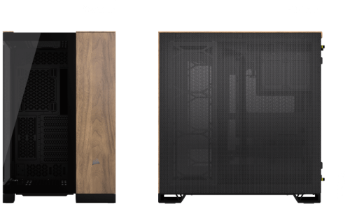 Corsair CC-9011282-WW carcasa de ordenador Midi Tower Negro, Nuez - Imagen 3