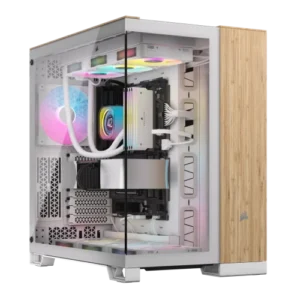 Corsair CC-9011284-WW carcasa de ordenador Midi Tower Bamboo, Blanco