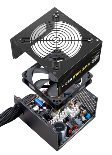 Cooler Master MWE GOLD 850 V3 unidad de fuente de alimentación 850 W 24-pin ATX ATX Negro - Imagen 8