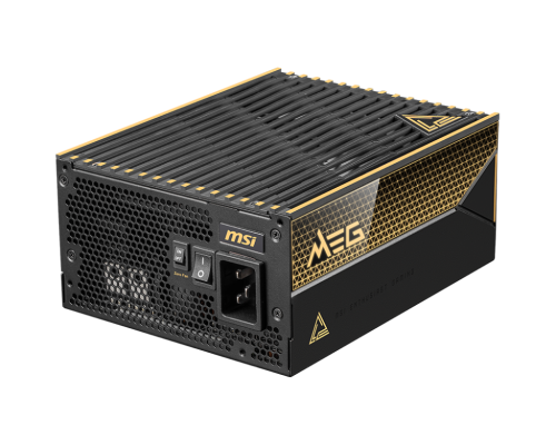 MSI MEG Ai1600T PCIE5 unidad de fuente de alimentación 1600 W 24-pin ATX ATX Negro