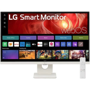 MONITOR LG 27U731SA-W - MONITOR MYVIEW 27", PANEL IPS, (3840 X 2160), 60HZ, 5MS (GTG), WEBOS 24, DCI-P3 90%, AJUSTE EN INCLINACION, BLANCO