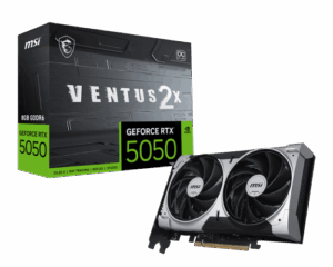 MSI GEFORCE RTX 5050 8G VENTUS 2X OC tarjeta gráfica NVIDIA 8 GB GDDR6