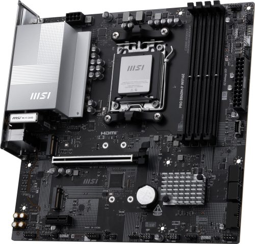 MSI PRO B840M-P WIFI6E placa base AMD B840 Zócalo AM5 micro ATX - Imagen 4