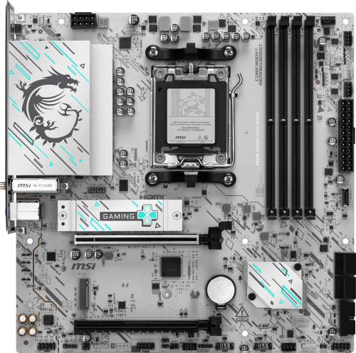 MSI B840M GAMING PLUS WIFI6E placa base AMD B840 Zócalo AM5 micro ATX - Imagen 2