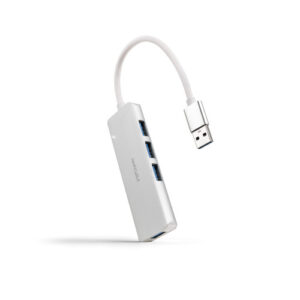 NANOCABLE HUB USB 3.0 4xUSB3.0. USB-A/M-USB 3.0/H ALUM. 18CM