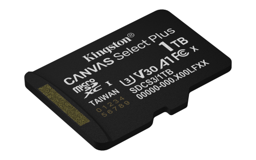 Kingston Technology 1TB microSDXC Canvas Select Plus Gen3 150MB/s A1 (Incluye adaptador de SD) - Imagen 5