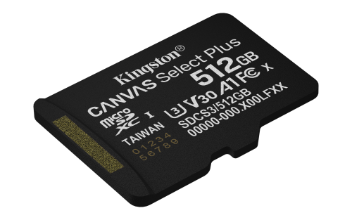 Kingston Technology 512GB microSDXC Canvas Select Plus Gen3 150MB/s A1 (Incluye adaptador de SD) - Imagen 5