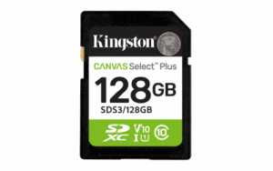Kingston Technology 128 GB SDXC Canvas Select Plus Gen3 150 MB/s C10 UHS-I U1 V10