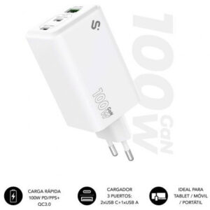 SUBBLIM CARGADOR GAN 35W CHARGER USB C