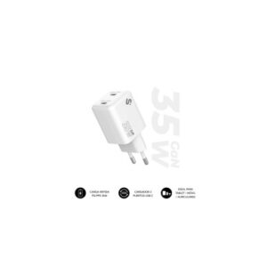 SUBBLIM CARGADOR GAN 35W CHARGER USB C+C