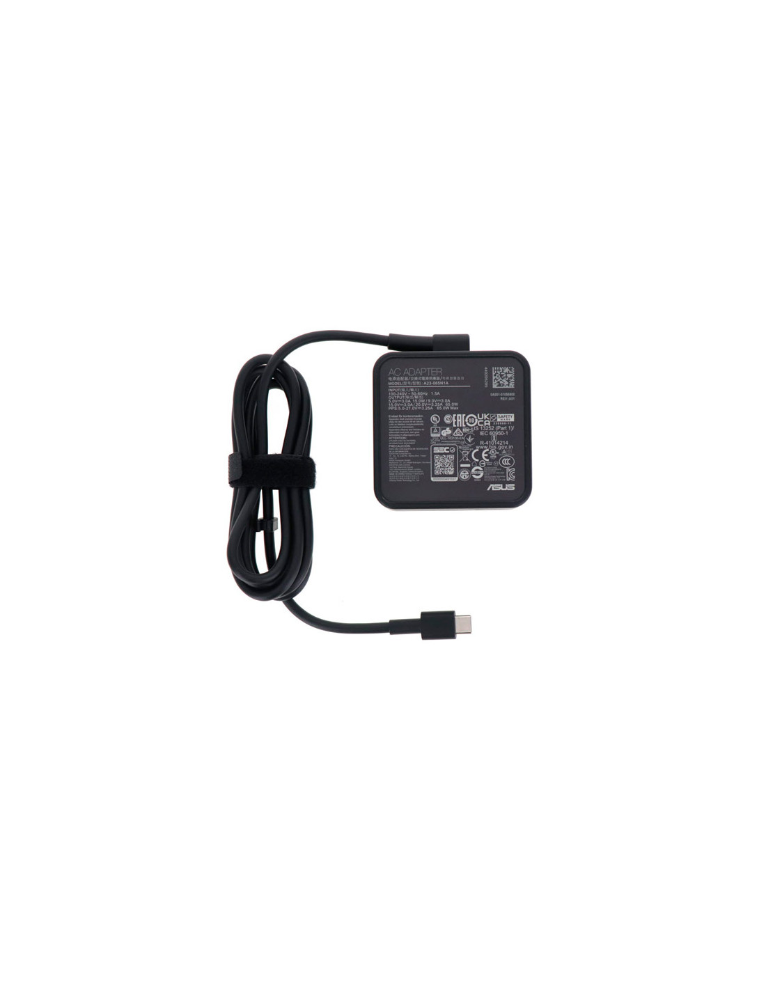 ASUS AC65-00 65W USB adaptador e inversor de corriente Interior Negro - Imagen 4