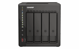 QNAP QVP-41C servidor de almacenamiento NAS Torre Intel® Celeron® J6412 8 GB DDR4 0 TB Negro