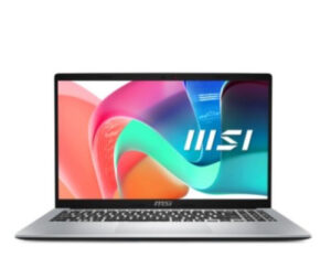 MSI PORTATIL MODERN 15 F1MG-600ES. 15.6" FHD (1920*1080), 60HZ IPS. INTEL CORE 5 PROCESSOR 120U. INTEL GRAPHICS. DDR IV 8GB*2. 512GB NVME SSD. PLATINUM GRIS. W11 HOME