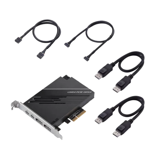 ASUS USB4 PCIe Gen4 Card tarjeta y adaptador de interfaz Interno DisplayPort, USB Tipo C - Imagen 7