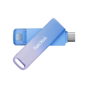 SanDisk Creator Phone Drive unidad flash USB 256 GB USB Type-C / Lightning 3.2 Gen 1 (3.1 Gen 1) Azul, Lila