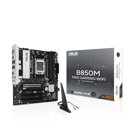 ASUS B850M MAX GAMING WIFI AMD B850 Zócalo AM5 micro ATX - Imagen 2