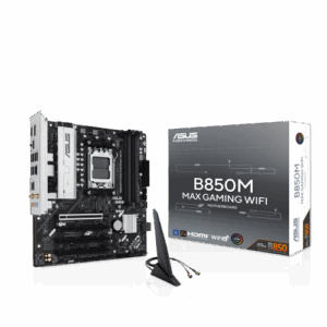 ASUS B850M MAX GAMING WIFI AMD B850 Zócalo AM5 micro ATX