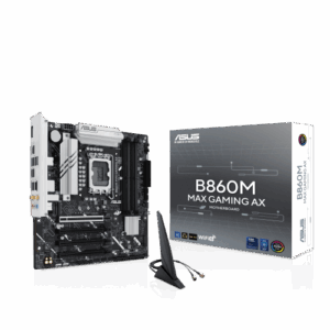 ASUS B860M MAX GAMING AX Intel B860 LGA 1851 (Socket V1) micro ATX