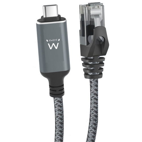 Ewent EC2002 cable de red Negro, Gris 2 m Cat6 - Imagen 2