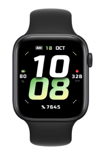 Huawei Watch 5 4,7 cm (1.85") AMOLED 45.6 mm Digital 450 x 390 Pixeles Pantalla táctil Negro GPS (satélite)