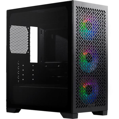 CAJA COOLER MASTER ELITE 302 NEGRA (E302-KGNN-S00) - Imagen 2