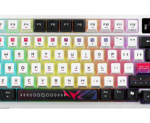 ASUS ROG Azoth X teclado Juego USB + RF Wireless + Bluetooth Negro, Blanco