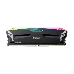 LEXAR MEMORIA ARES 32 GB 2.0 DDR5 6400 CL32 1.4V MEMORY WITH HEATSINK AND RGB LIGHTING,DUAL PACK, BLACK COLOR